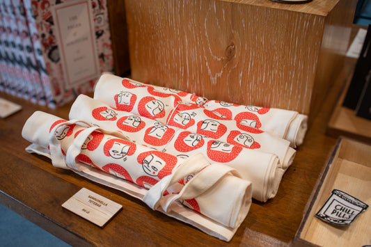 Sanguinella Faces Tote Bag