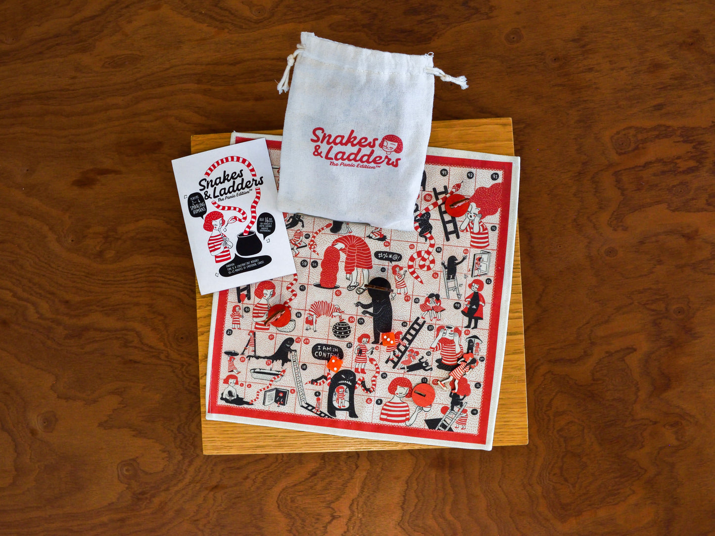 Snakes and Ladders: The Panic Edition Game Set (Pre-Order)