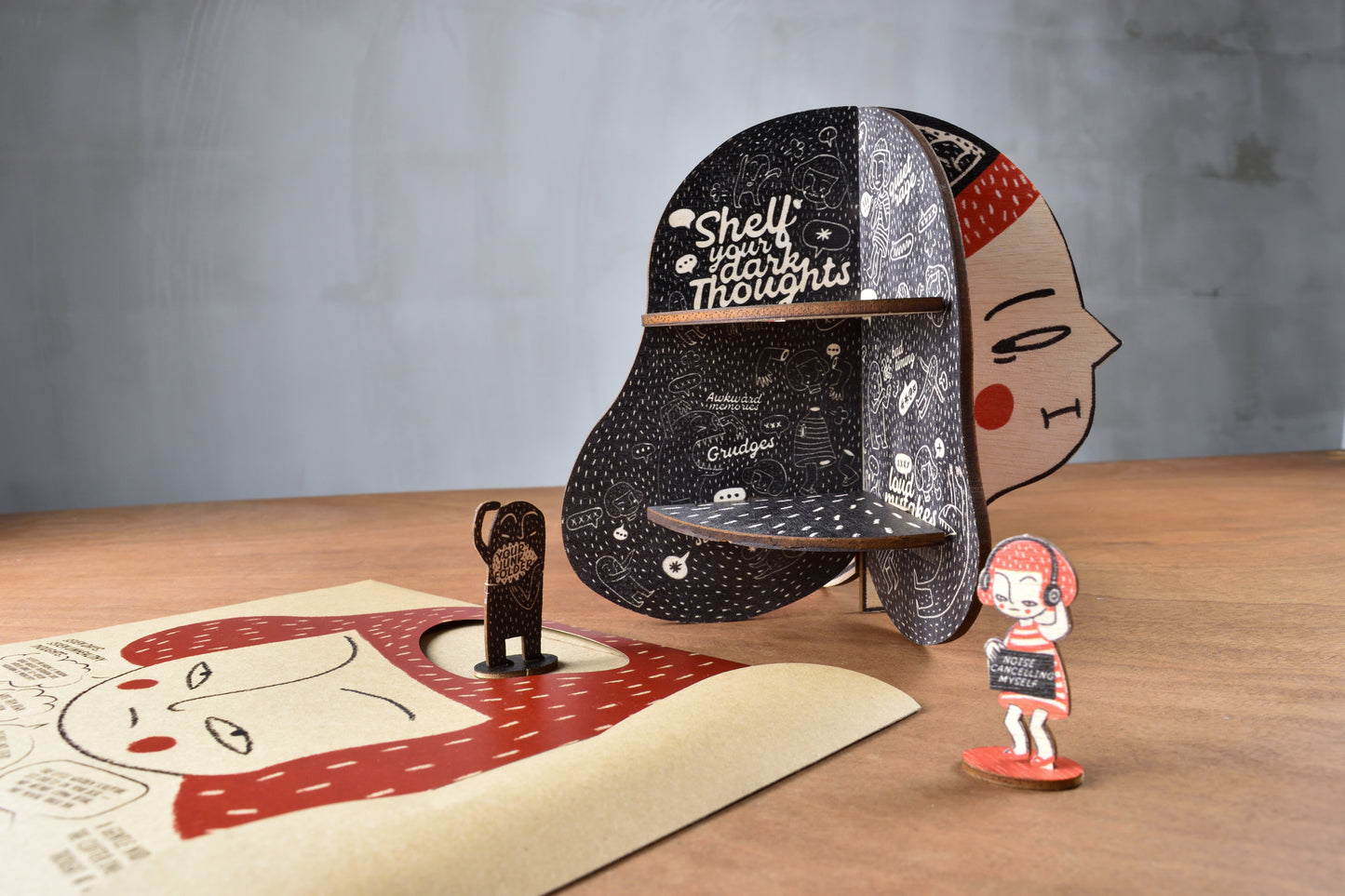 Mental Spam Wooden Tabletop Display (Pre-Order)