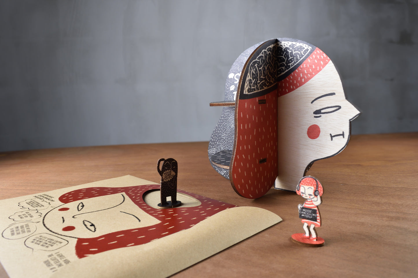 Mental Spam Wooden Tabletop Display (Pre-Order)