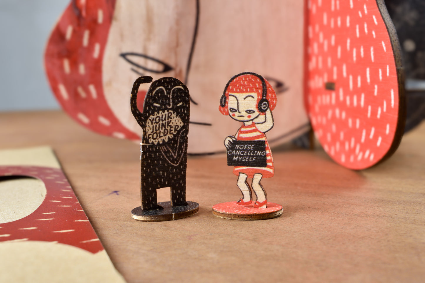 Mental Spam Wooden Tabletop Display (Pre-Order)