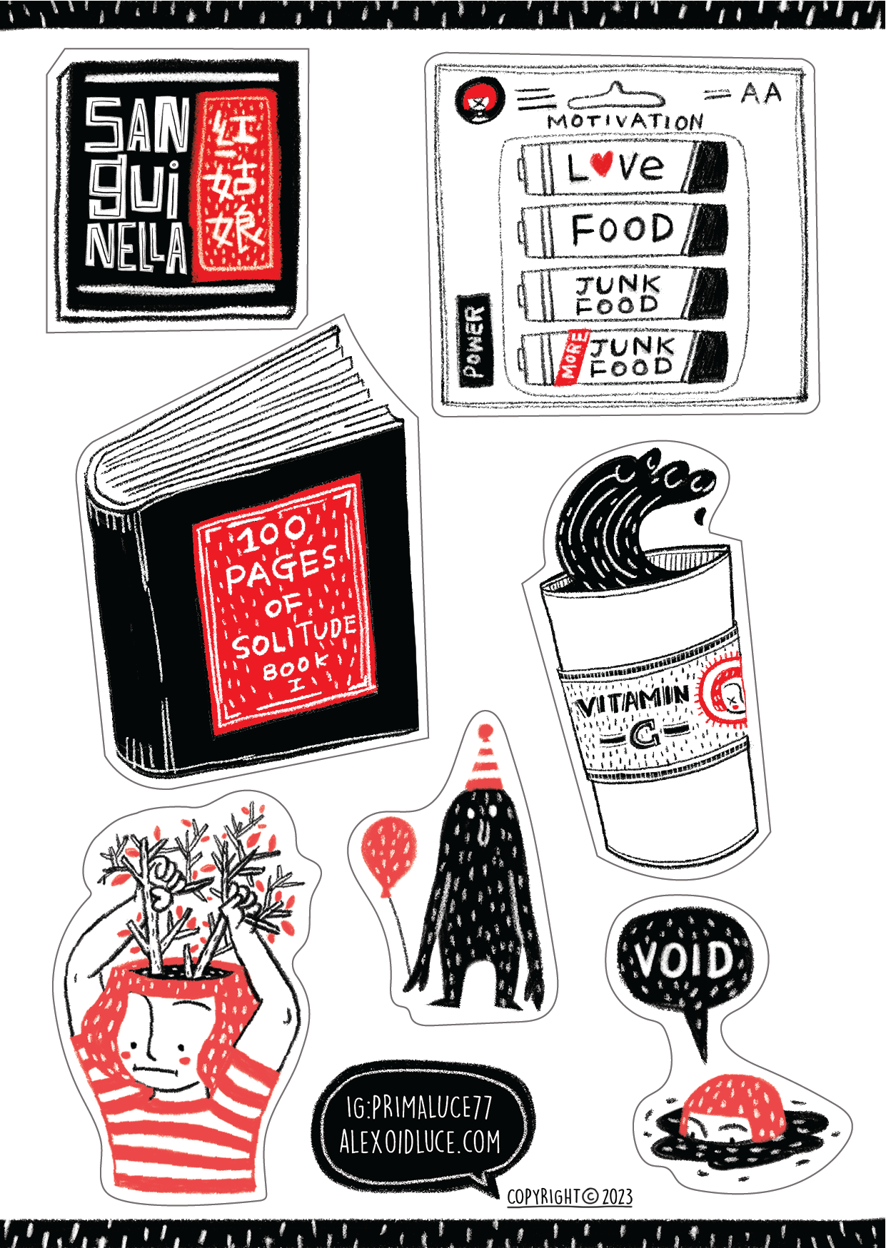 A6 Sticker Pack